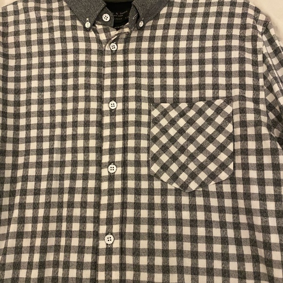 Grey and white square rag & bone - Picture 3 of 3